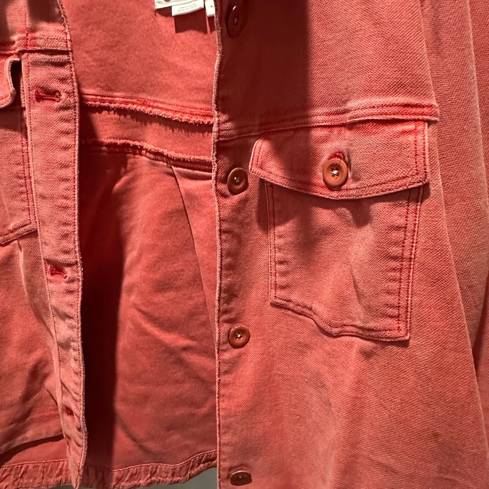 Anthropologie faded style stretch den jacket - Picture 2 of 4